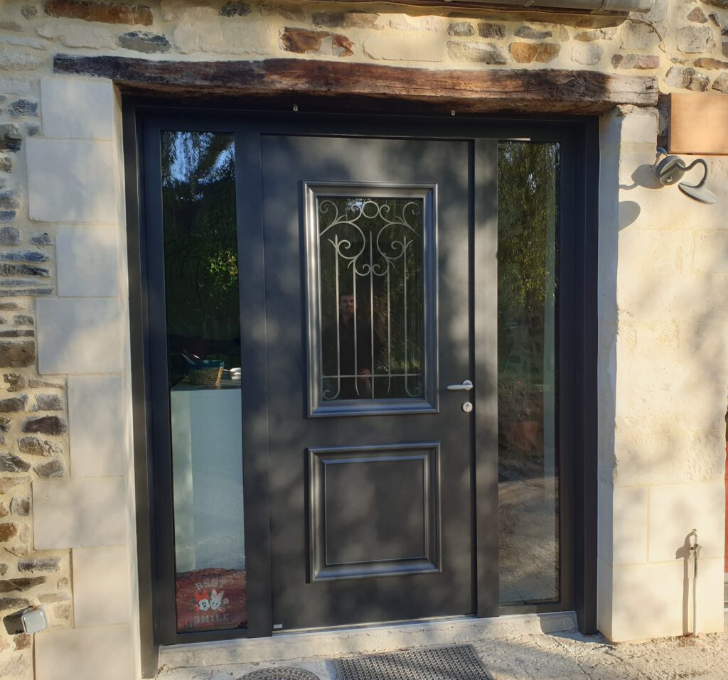 Porte d'entrée aluminium - Déclic Habitat