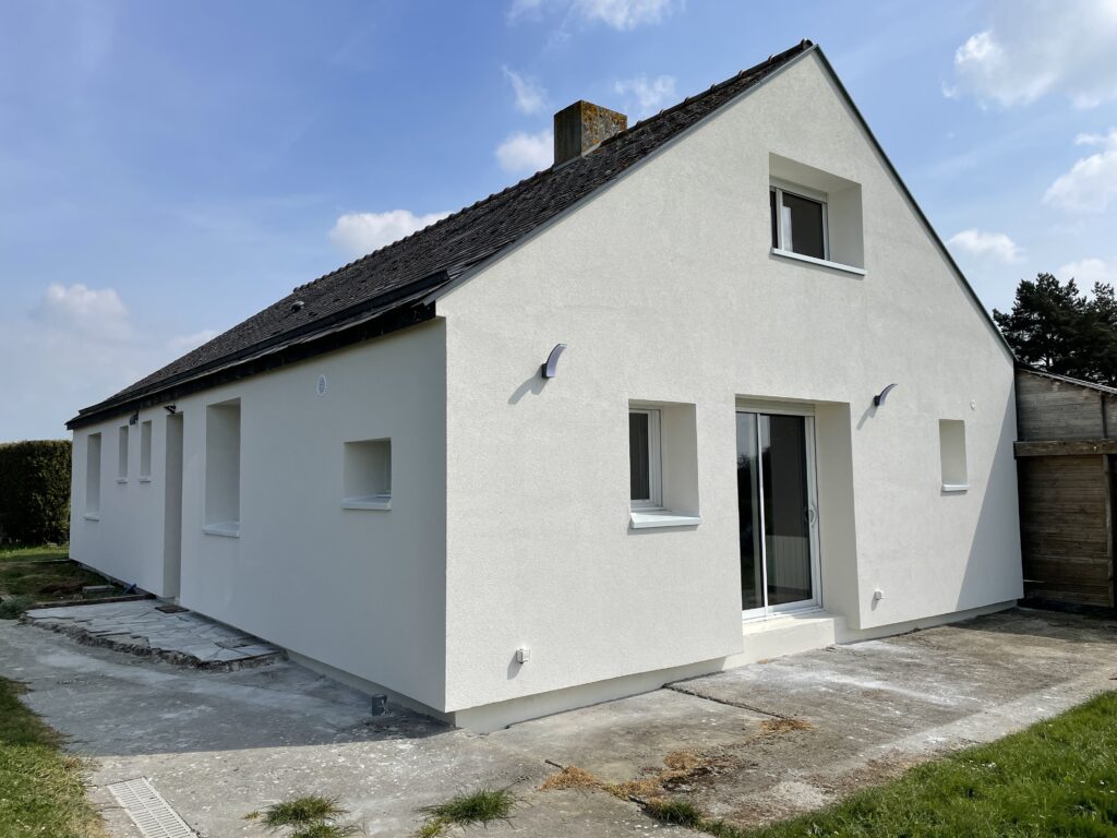 Après Travaux isolation par l'extérieur en enduit par Déclic Habitat à Caen