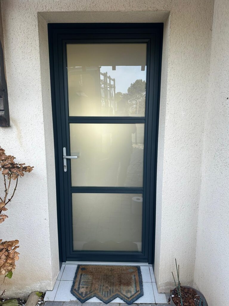 Porte d'entrée en aluminium - K- Line - Déclic Habitat