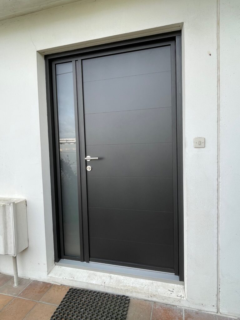 Porte d'entrée en aluminium - K- Line - Déclic Habitat