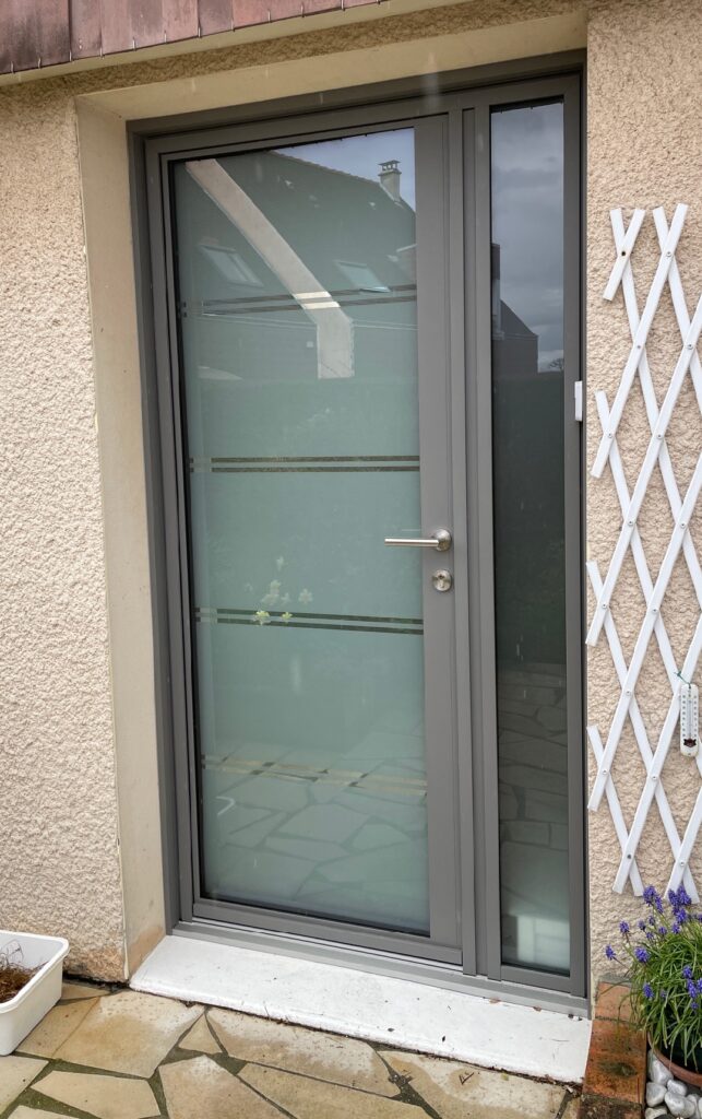 Porte d'entrée en aluminium - K- Line - Déclic Habitat