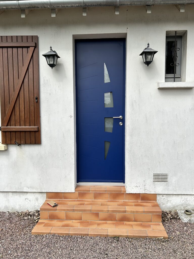 Porte d'entrée en aluminium - K- Line - Déclic Habitat