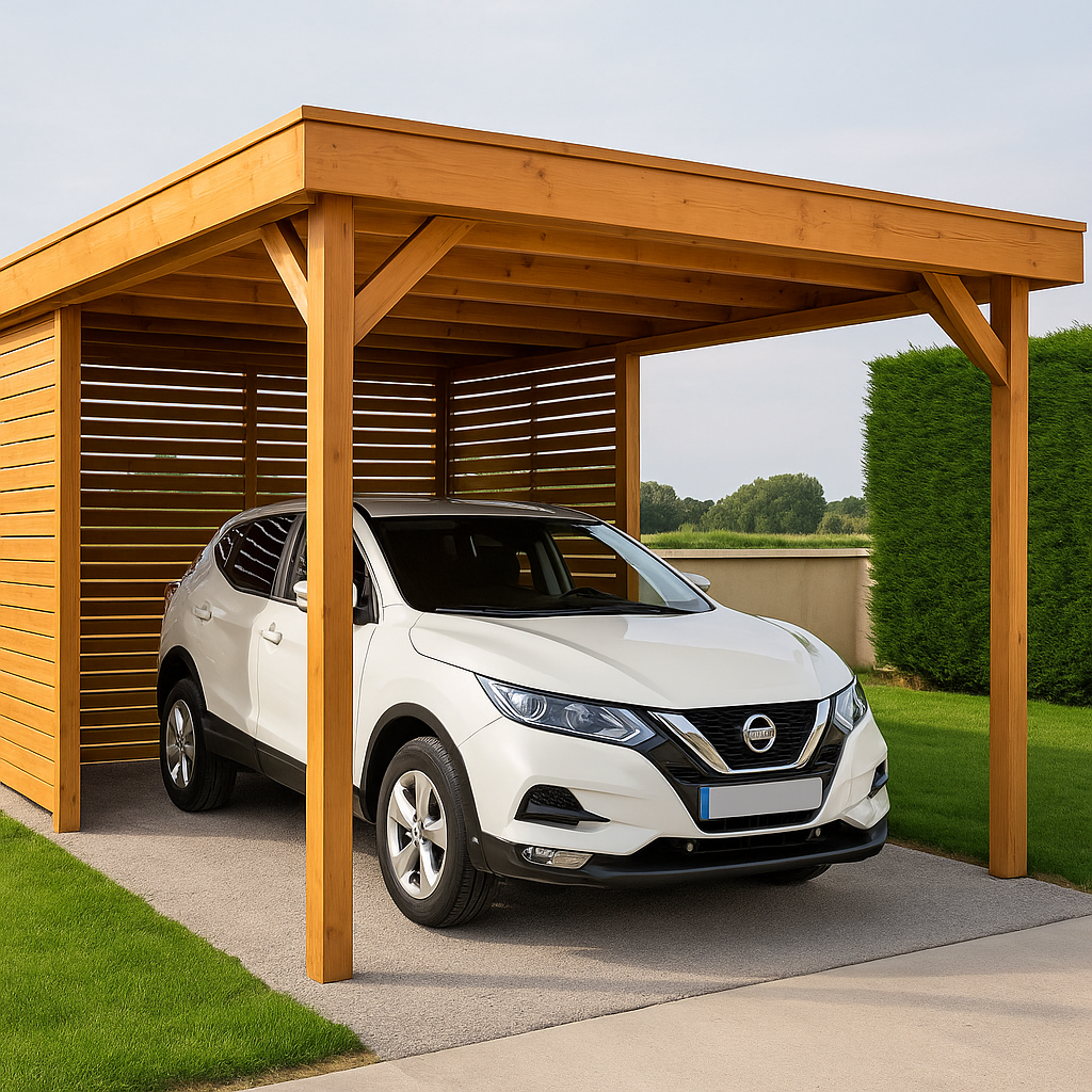 carport en bois